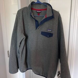 Patagonia Gray and Navy synchilla